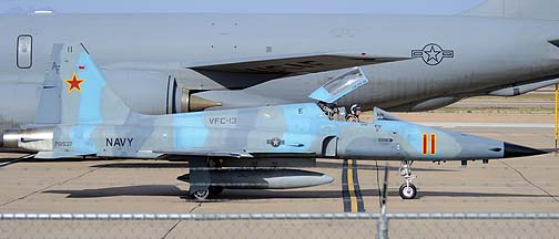 US Navy Northrop F-5N Tiger II 761537 of VFC-13 Saints, Mesa Gateway Airport, March 9, 2012